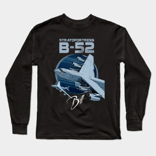 B-52 Stratofortress U.S. long-range heavy bomber Long Sleeve T-Shirt